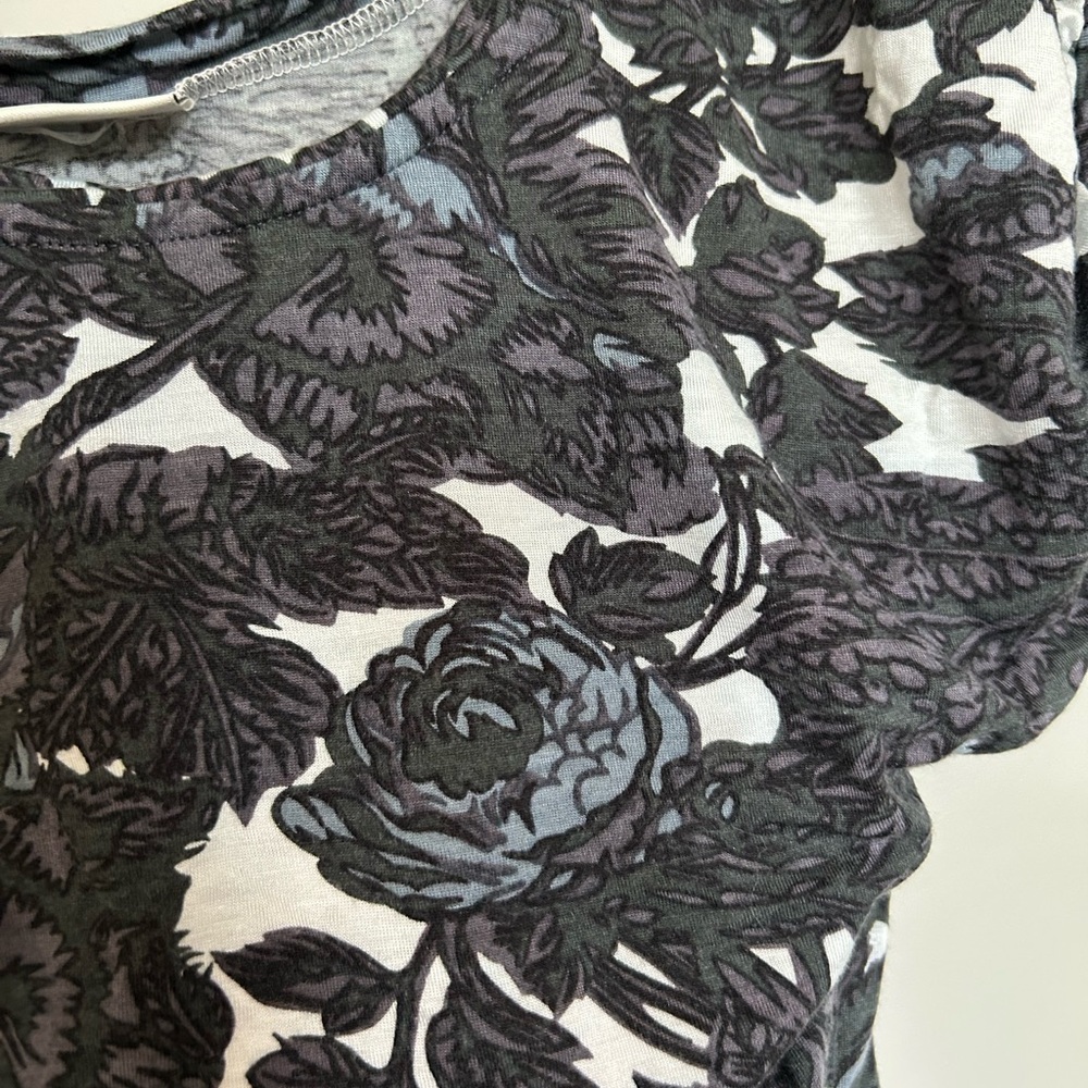 Dries Van Noten Black and White Asymmetrical Crop Blouse - Picture 3 of 6